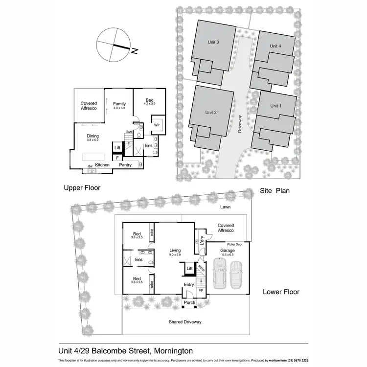 Floorplan of Homely townhouse listing, 4/29 Balcombe Street, Mornington VIC 3931
