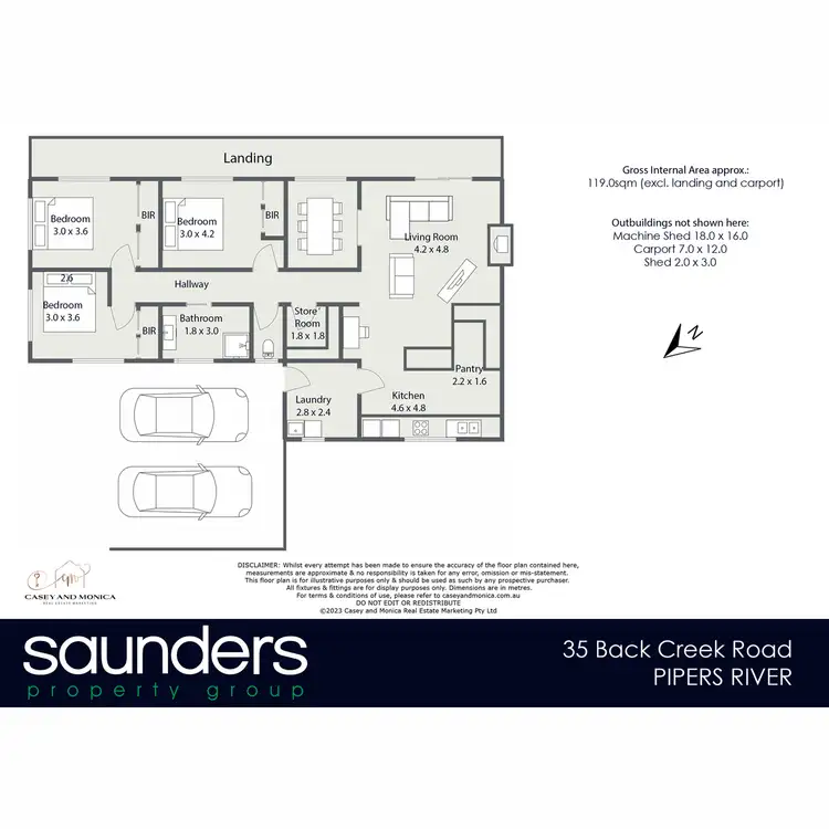 Floorplan of Homely rural property listing, 35 Back Creek Road, Pipers River TAS 7252