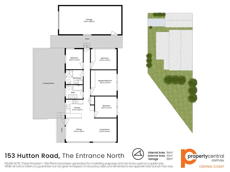 Floorplan of Homely house listing, 153 Hutton Road, The Entrance North NSW 2261