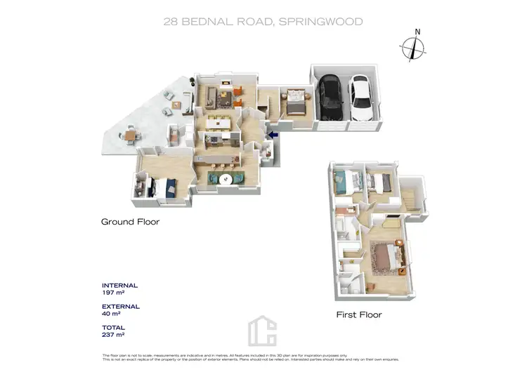 Floorplan of Homely house listing, 28 Bednal Road, Springwood NSW 2777