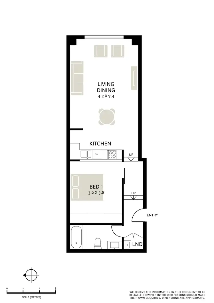 Floorplan of Homely apartment listing, 6/33-47 Goold Street, Chippendale NSW 2008