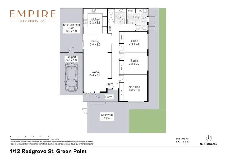 Floorplan of Homely house listing, 1/12 Redgrove Street, Green Point NSW 2251