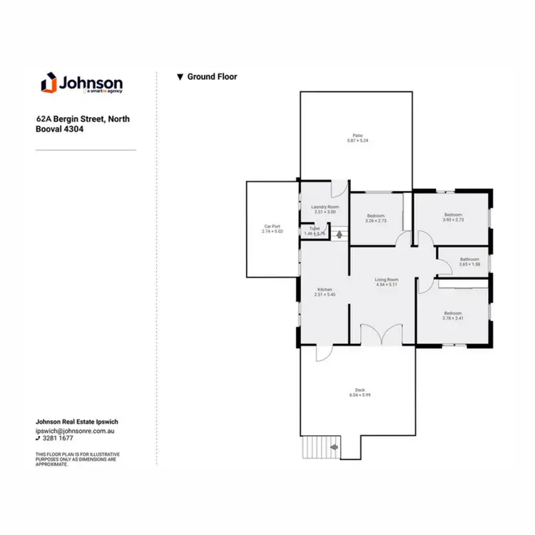 Floorplan of Homely house listing, 62a Bergin Street, North Booval QLD 4304