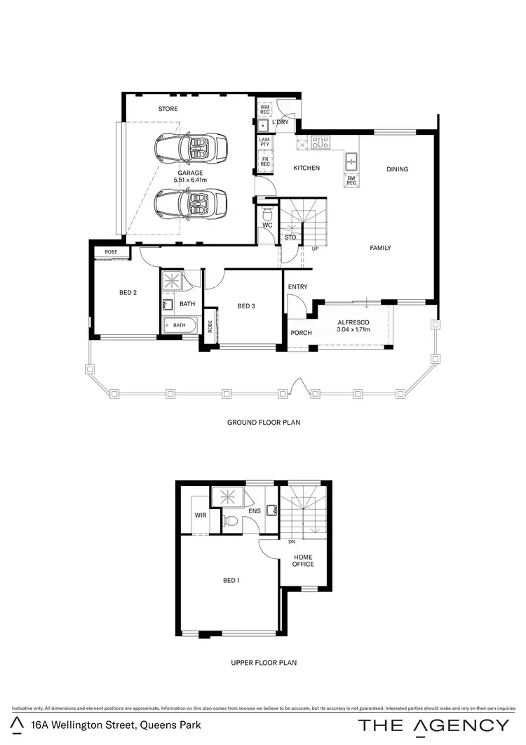 Floorplan of Homely house listing, 16a Wellington Street, Queens Park WA 6107