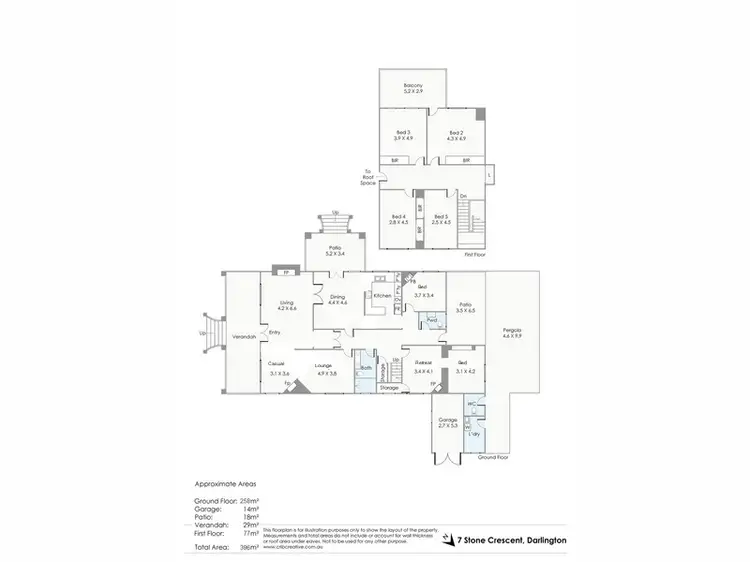 Floorplan of Homely house listing, 7 Stone Crescent, Darlington WA 6070