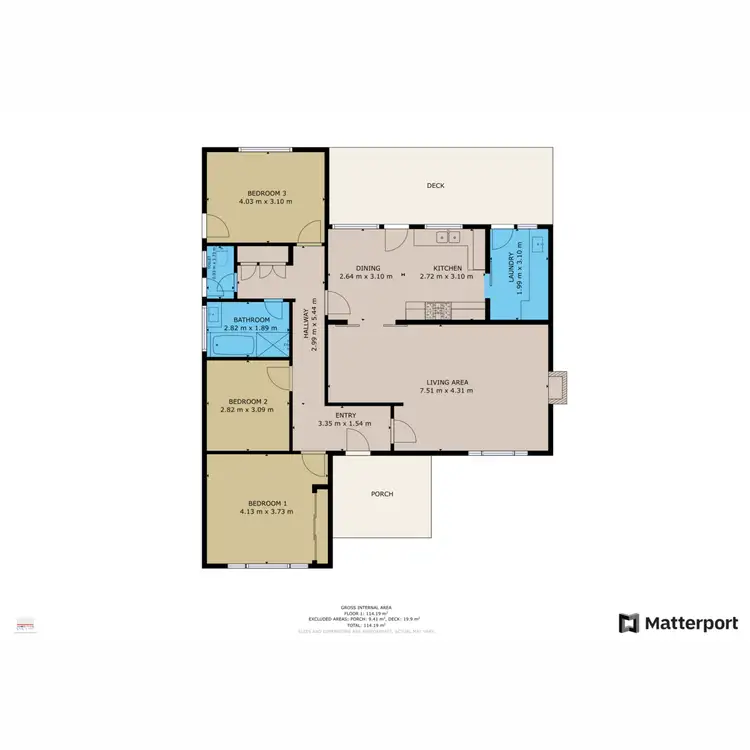Floorplan of Homely house listing, 4 Gallagher Street, Eden Hill WA 6054