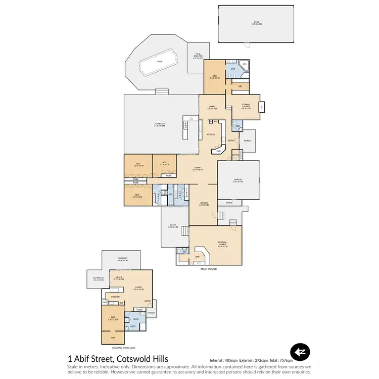 Floorplan of Homely house listing, 1 Abif Street, Cotswold Hills QLD 4350