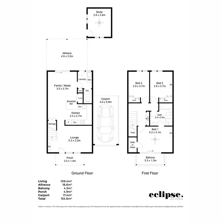 Floorplan of Homely house listing, 3/55-57 Pompoota Road, Hope Valley SA 5090