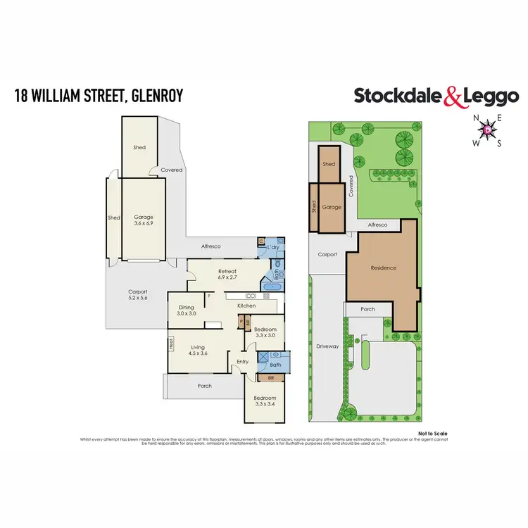 Floorplan of Homely house listing, 18 William Street, Glenroy VIC 3046