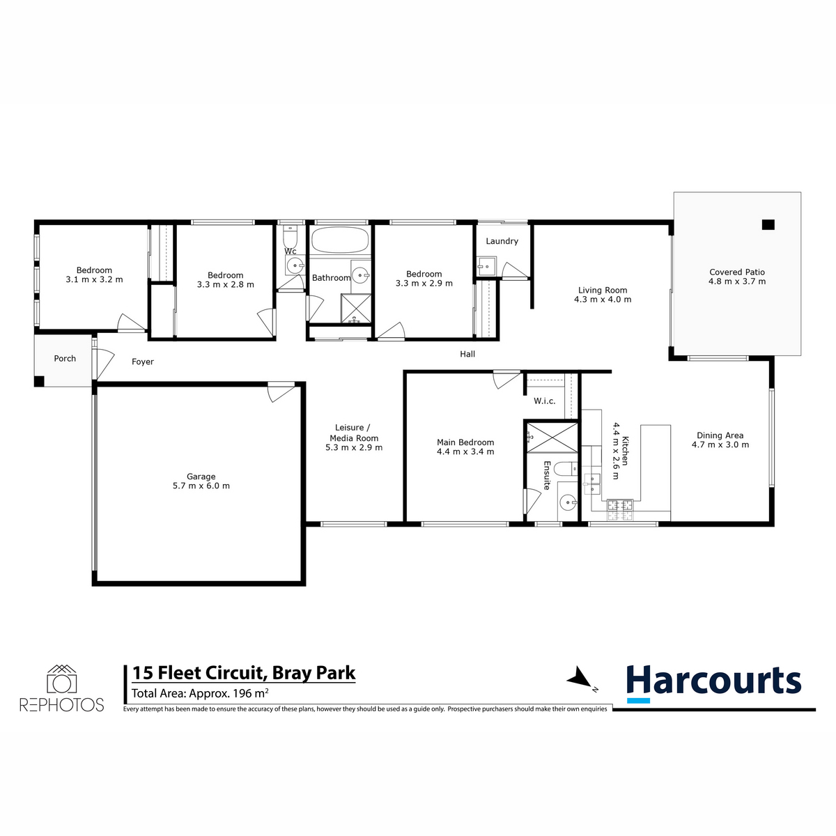 Floorplan of Homely house listing, 15 Fleet Circuit, Bray Park QLD 4500