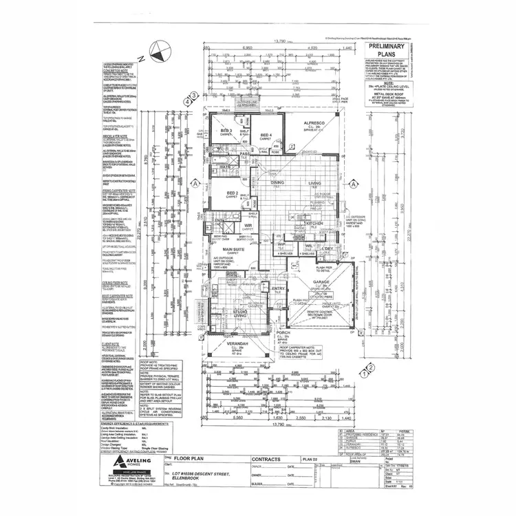 Floorplan of Homely house listing, 5 Descent Street, Ellenbrook WA 6069