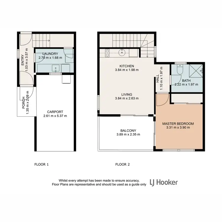 Floorplan of Homely townhouse listing, Unit 2/8 Palmerston Lane, Fitzgibbon QLD 4018