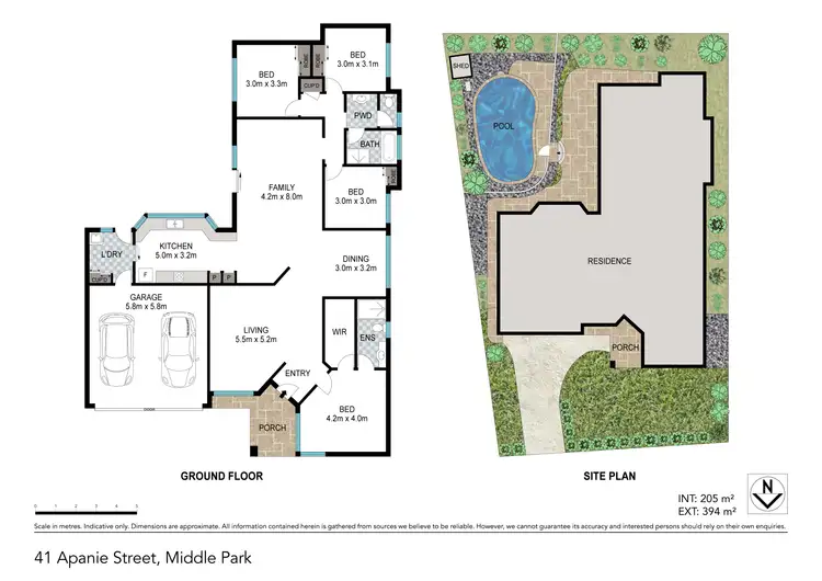 Floorplan of Homely house listing, 41 Apanie Street, Middle Park QLD 4074