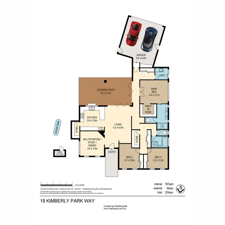 Floorplan of Homely house listing, 18 Kimberly Park Way, Fitzgibbon QLD 4018