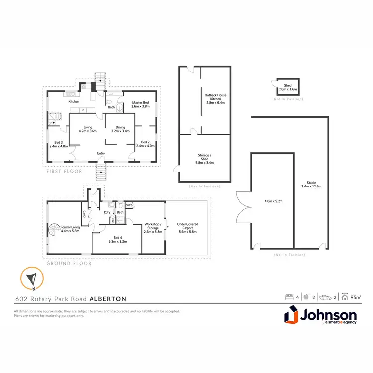 Floorplan of Homely house listing, 602 Rotary Park Road, Alberton QLD 4207