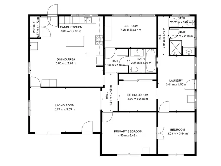 Floorplan of Homely house listing, 32 Bates Street, Svensson Heights QLD 4670