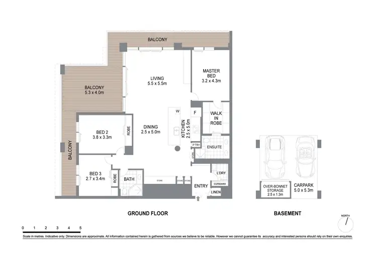 Floorplan of Homely apartment listing, 5/81 Point Street, Pyrmont NSW 2009