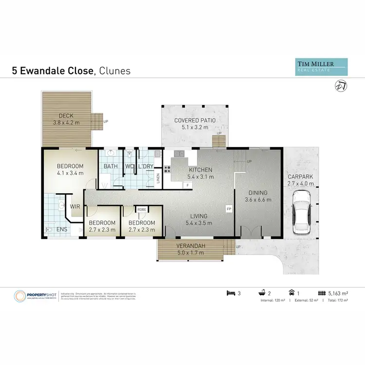 Floorplan of Homely house listing, 5 Ewandale Close, Clunes NSW 2480