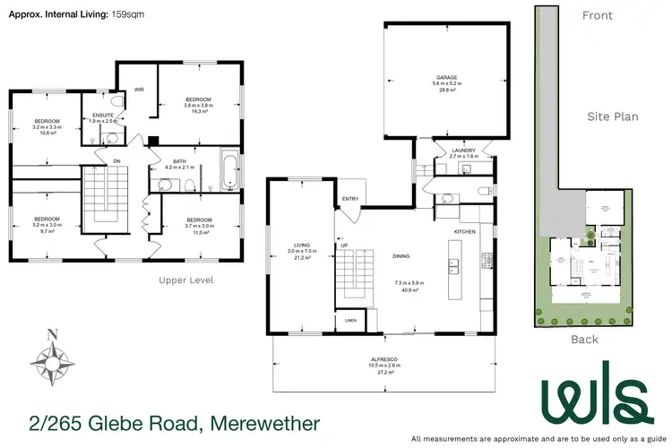 Floorplan of Homely townhouse listing, 2/265 Glebe Road, Merewether NSW 2291