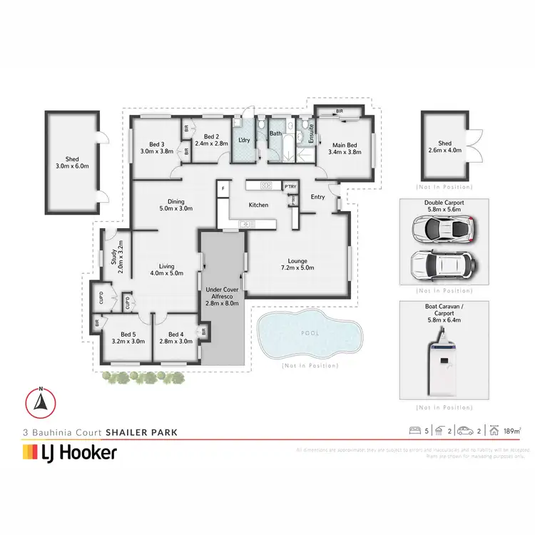 Floorplan of Homely house listing, 3 Bauhinia Court, Shailer Park QLD 4128