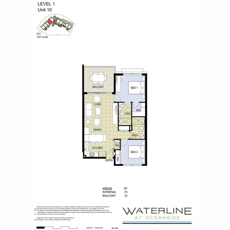 Floorplan of Homely apartment listing, 10/19 Shine Court, Birtinya QLD 4575