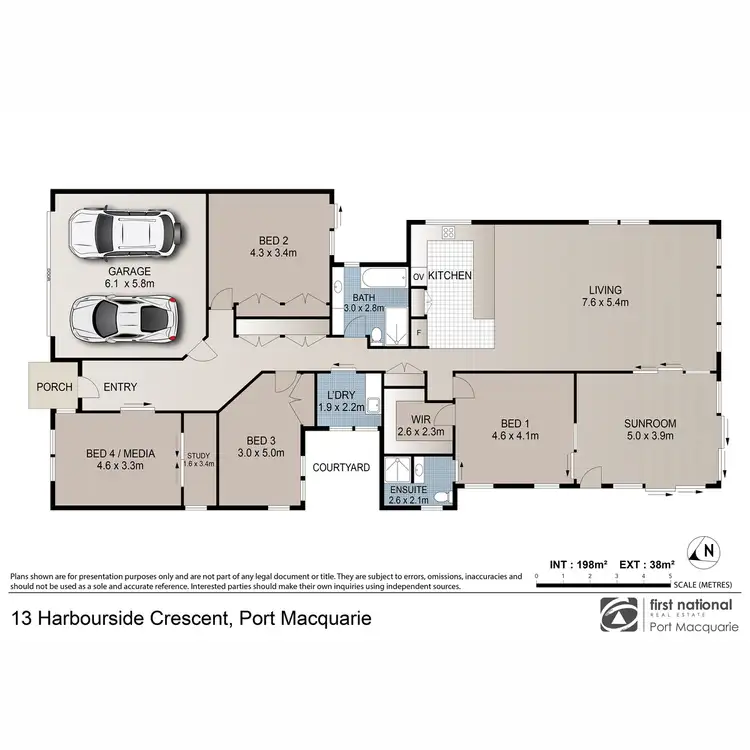 Floorplan of Homely house listing, 13 Harbourside Crescent, Port Macquarie NSW 2444
