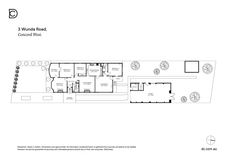 Floorplan of Homely house listing, 3 Wunda Road, Concord West NSW 2138