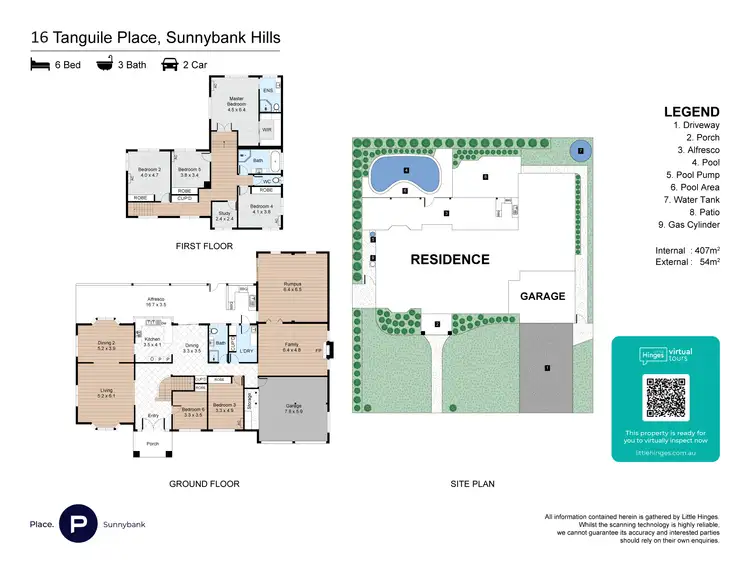 Floorplan of Homely house listing, 16 Tanguile Place, Sunnybank Hills QLD 4109