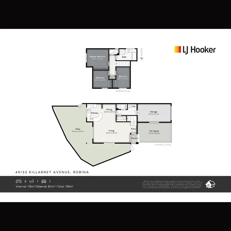 Floorplan of Homely townhouse listing, 49/35 Killarney Avenue, Robina QLD 4226