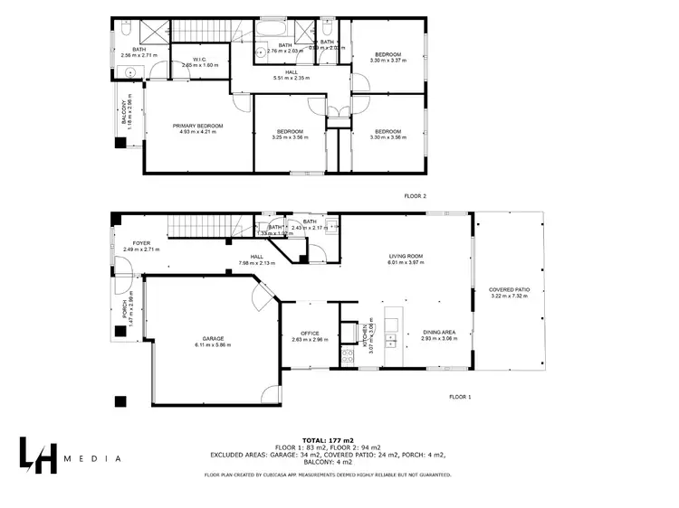 Floorplan of Homely house listing, 8 Araluen Place, Carindale QLD 4152