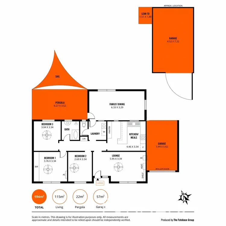 Floorplan of Homely house listing, 25 Marcian Street, Christie Downs SA 5164