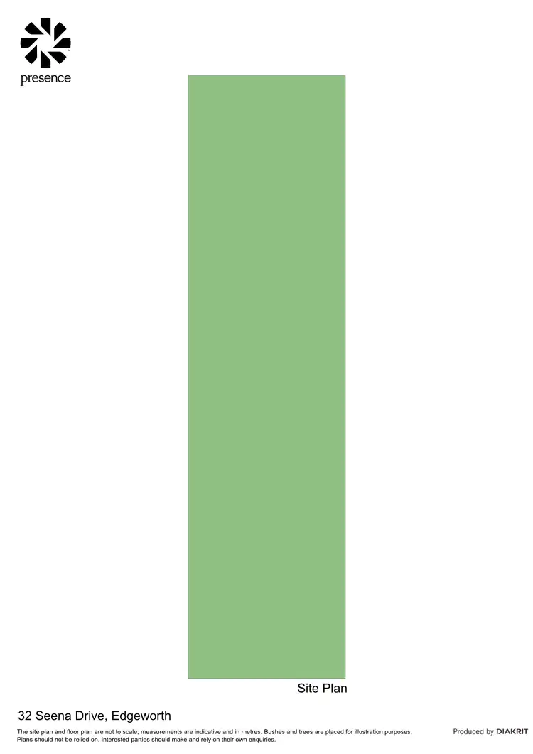 Floorplan of Homely land listing, 32 Seena Drive, Edgeworth NSW 2285