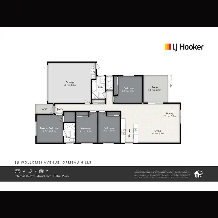 Floorplan of Homely house listing, 85 Wollombi Avenue, Ormeau Hills QLD 4208