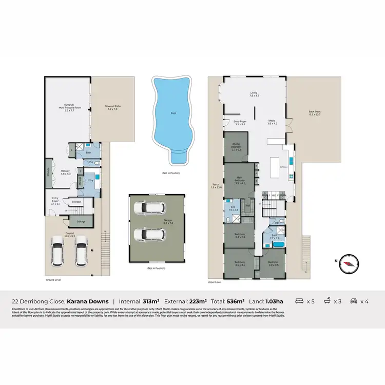 Floorplan of Homely house listing, 22 Derribong Close, Karana Downs QLD 4306