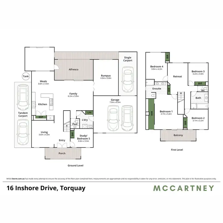 Floorplan of Homely house listing, 16 Inshore Drive, Torquay VIC 3228