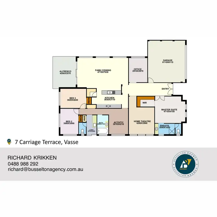 Floorplan of Homely house listing, 7 Carriage Terrace, Vasse WA 6280