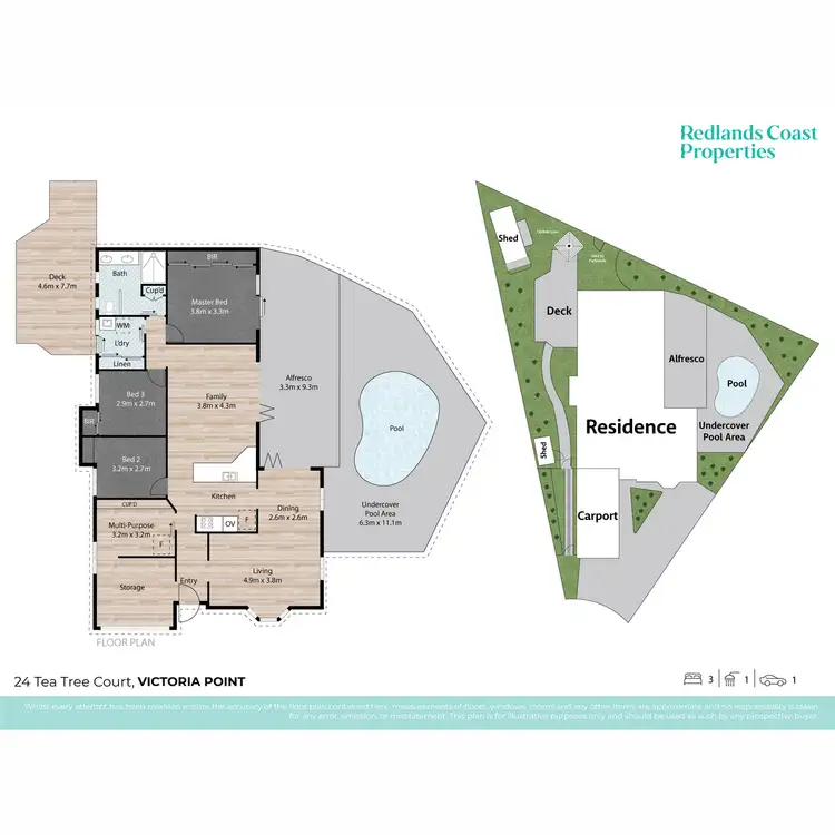 Floorplan of Homely house listing, 24 Tea Tree Court, Victoria Point QLD 4165