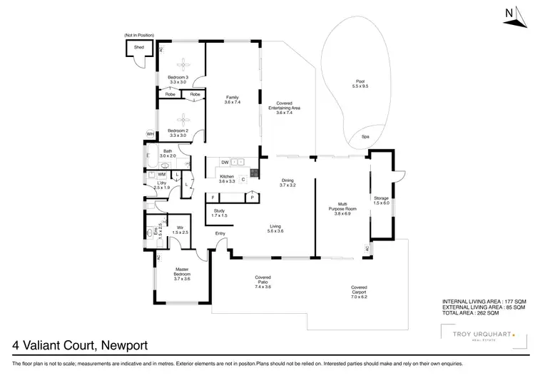 Floorplan of Homely house listing, 4 Valiant Court, Newport QLD 4020