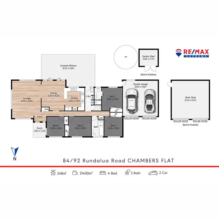 Floorplan of Homely house listing, 84-92 Rundalua Road, Chambers Flat QLD 4133