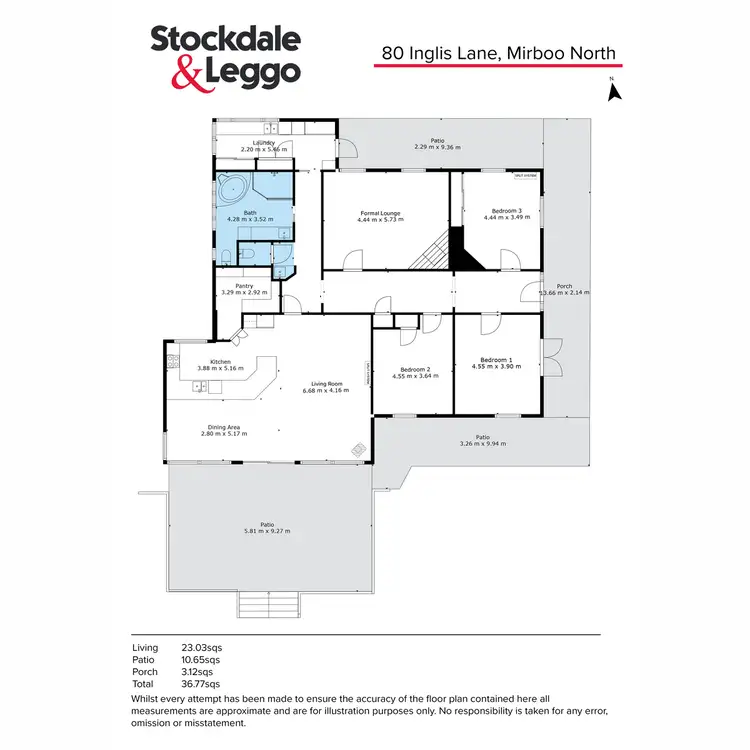 Floorplan of Homely rural property listing, 80 Inglis Lane, Mirboo North VIC 3871