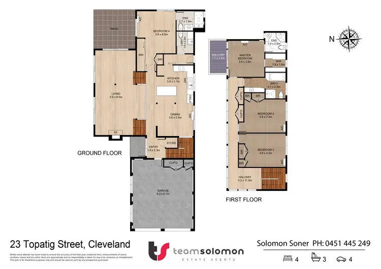 Floorplan of Homely house listing, 23 Topatig Street, Cleveland QLD 4163