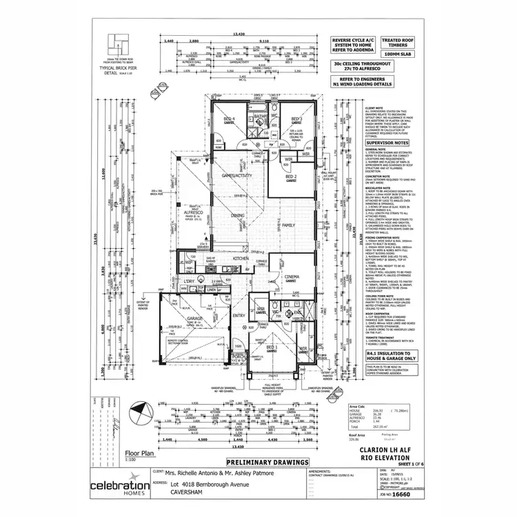 Floorplan of Homely house listing, 122 Bernborough Avenue, Caversham WA 6055