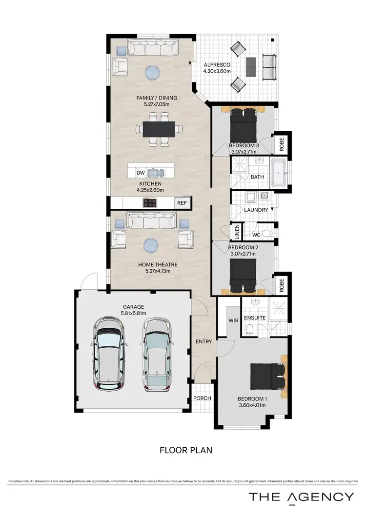 Floorplan of Homely house listing, 7 Orion Way, Bennett Springs WA 6063