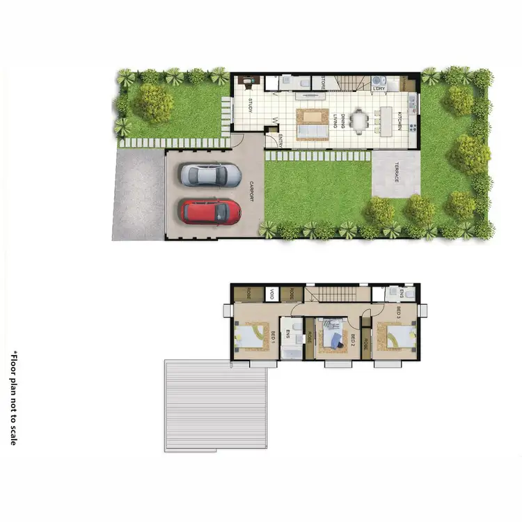 Floorplan of Homely townhouse listing, 22/338 Algester Road, Calamvale QLD 4116