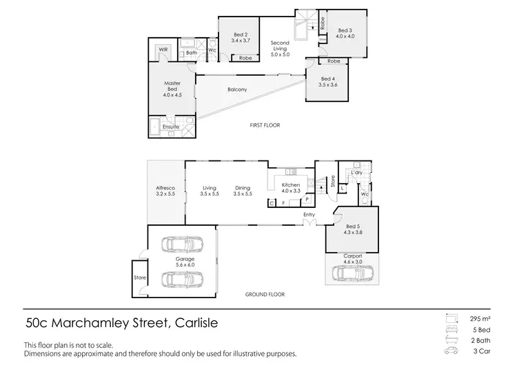 Floorplan of Homely house listing, 50C Marchamley Street, Carlisle WA 6101