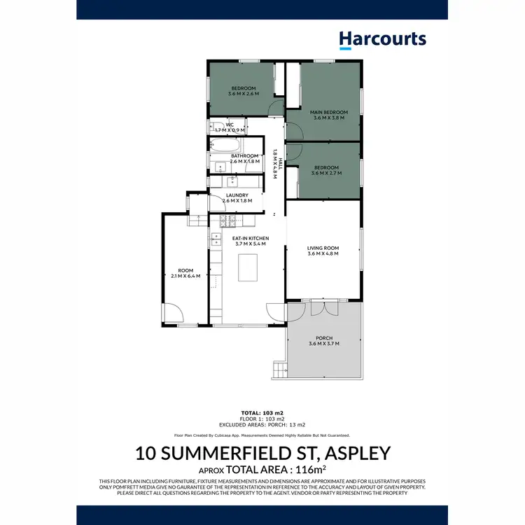 Floorplan of Homely house listing, 10 Summerfield Street, Aspley QLD 4034
