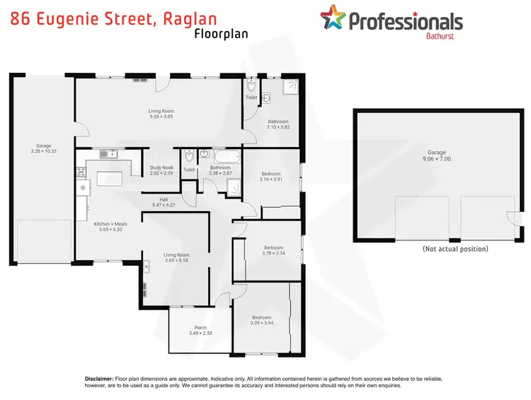Floorplan of Homely house listing, 86 Eugenie Street, Raglan NSW 2795