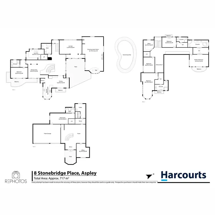 Floorplan of Homely house listing, 8 Stonebridge Place, Aspley QLD 4034