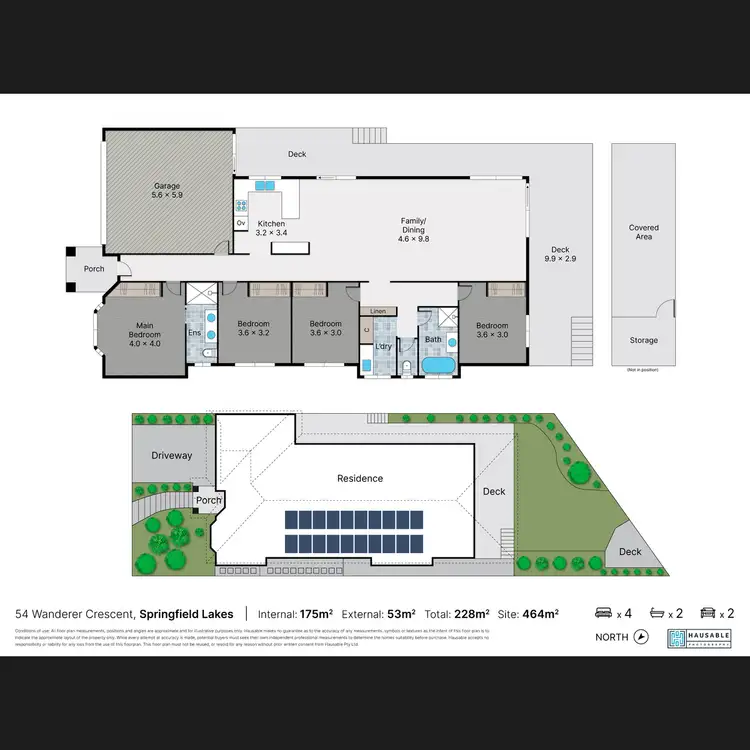 Floorplan of Homely house listing, 54 Wanderer Crescent, Springfield Lakes QLD 4300