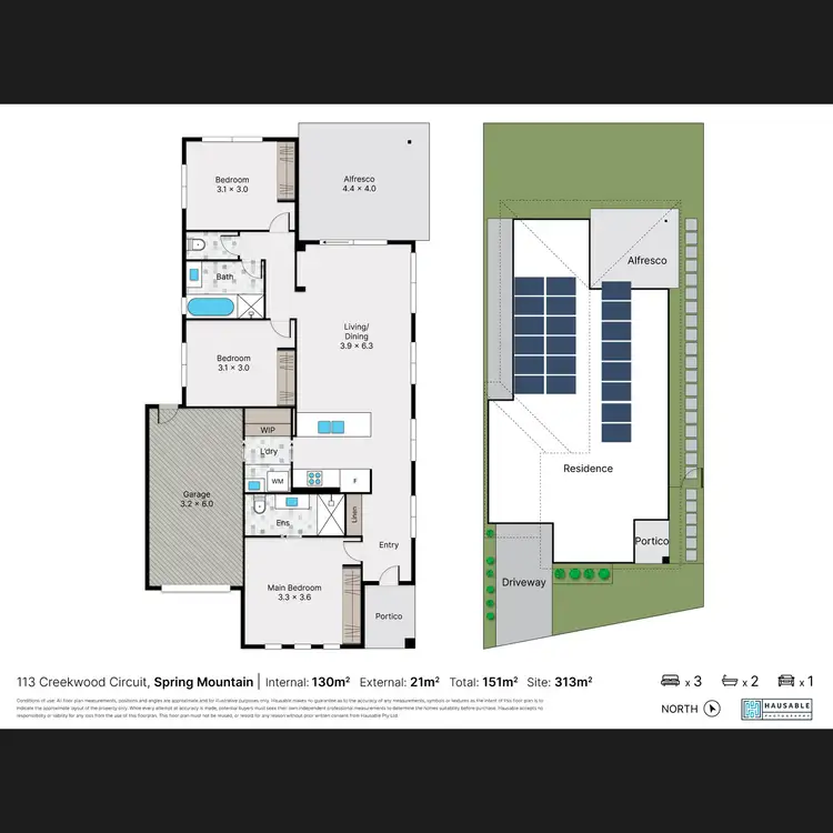 Floorplan of Homely house listing, 113 Creekwood Circuit, Spring Mountain QLD 4300